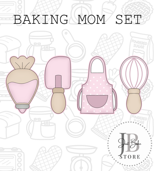 856. Baking Mom Cookie Cutter Set