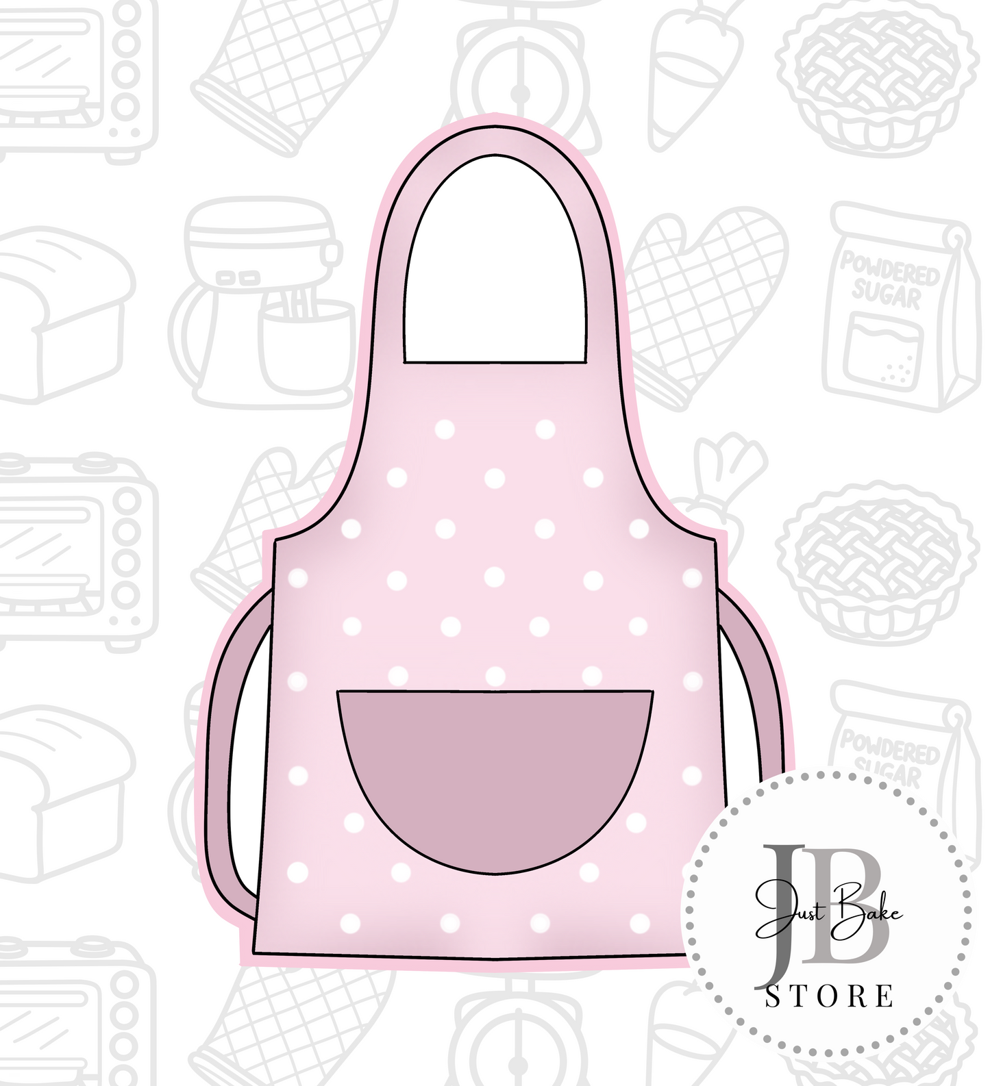 858. Apron Cookie Cutter