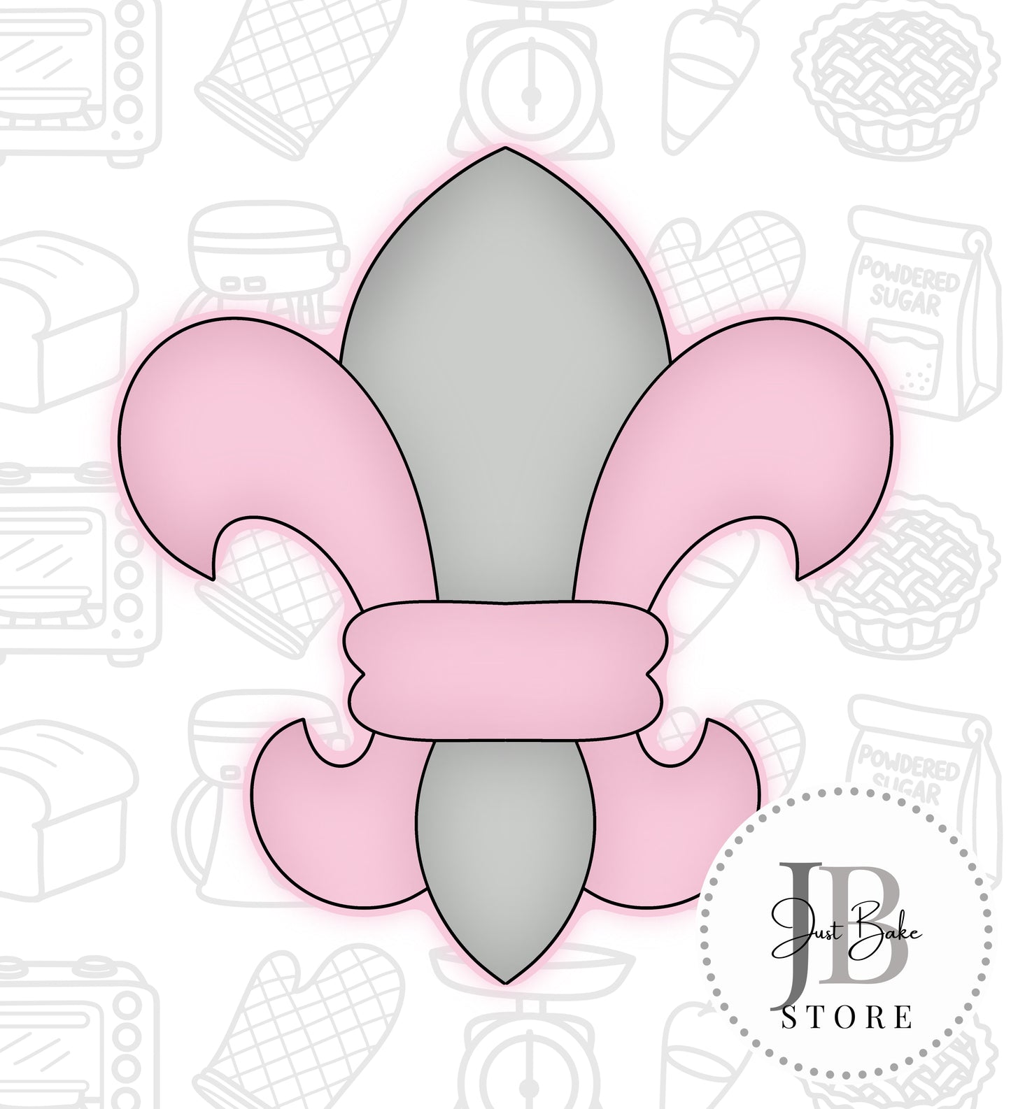 86. Fleur De Lis Cookie Cutter