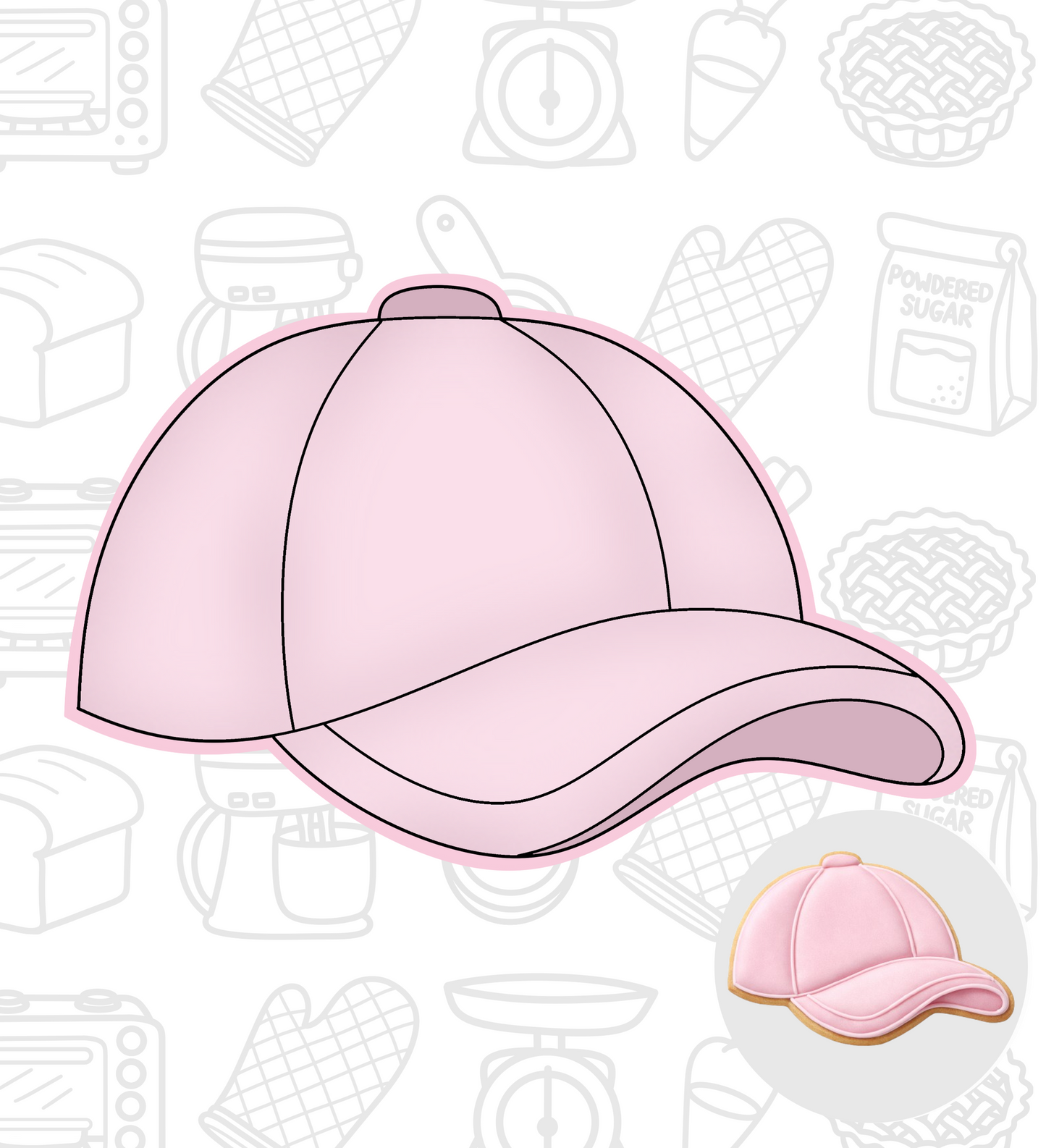 867. Mom Cap Cookie Cutter