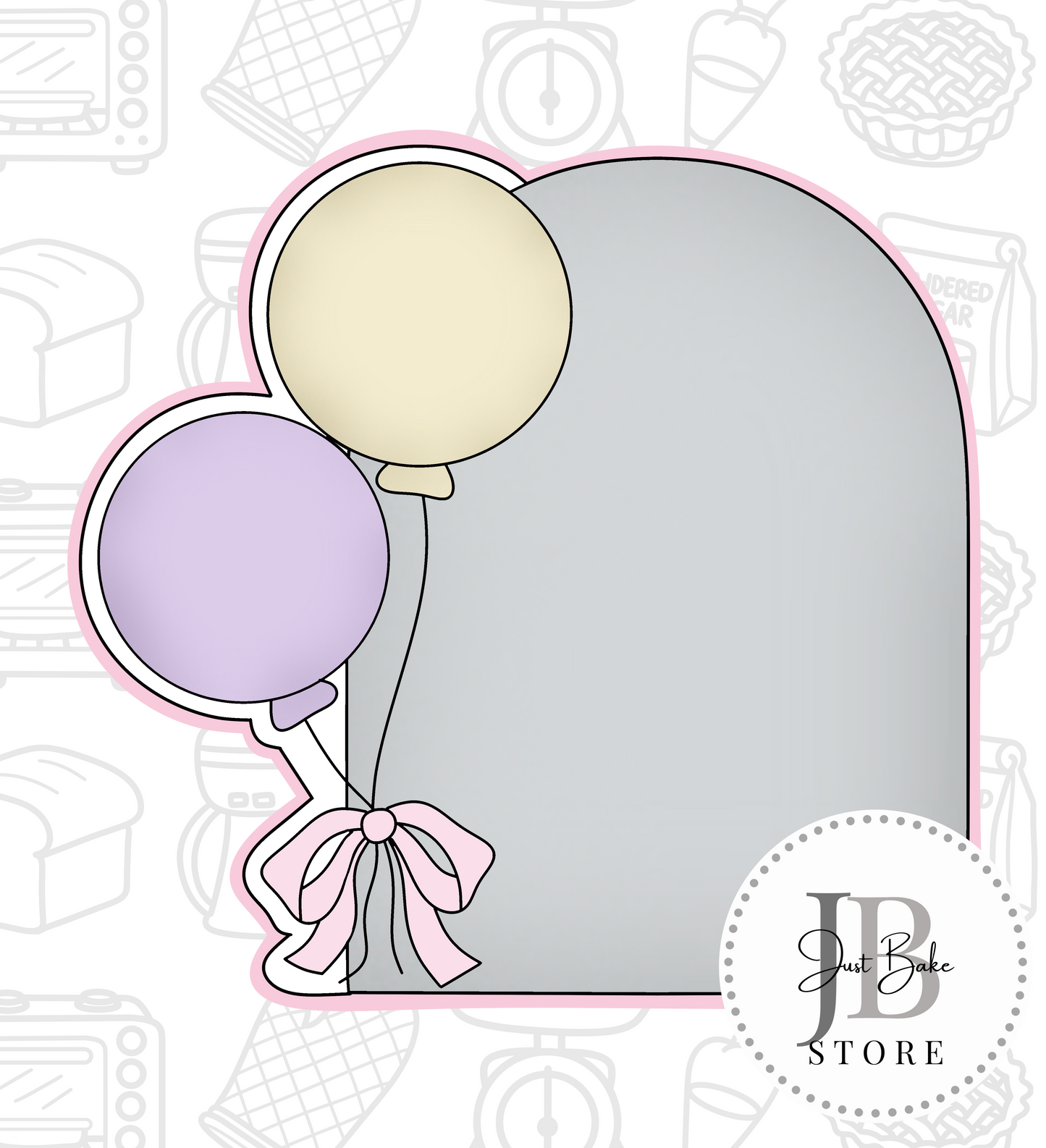 870. Balloon Arch Cookie Cutter