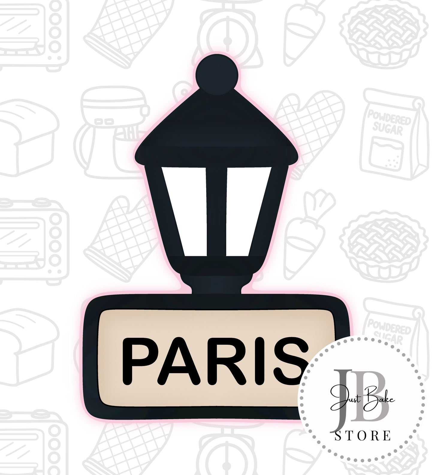 88. Streetlight Plaque Cookie Cutter