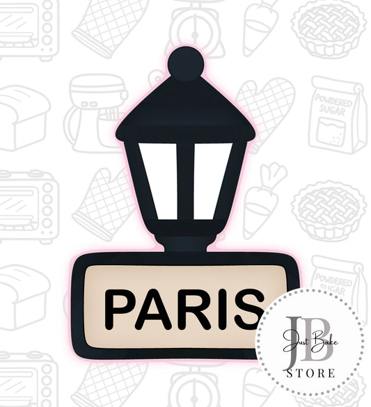 88. Streetlight Plaque Cookie Cutter