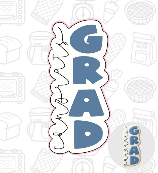 895. Congrats Grad Cookie Cutter
