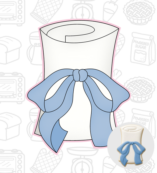 899. Graduation Scroll Cookie Cutter