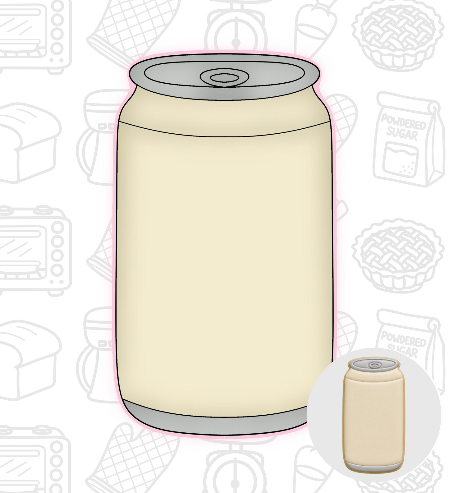 909. Beer Can Cookie Cutter
