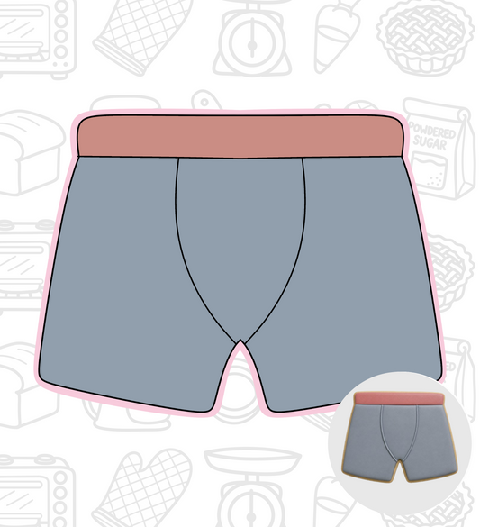 914. Mens Boxers Cookie Cutter