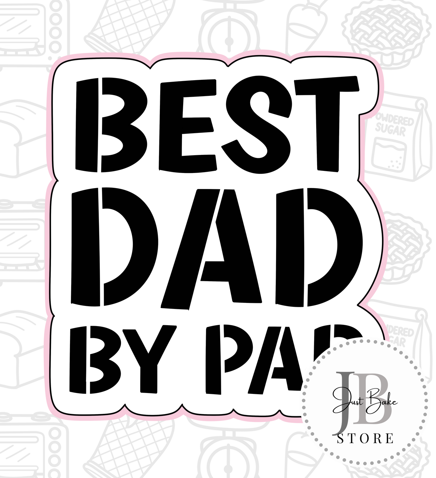 915. Best Dad by Par Cookie Cutter