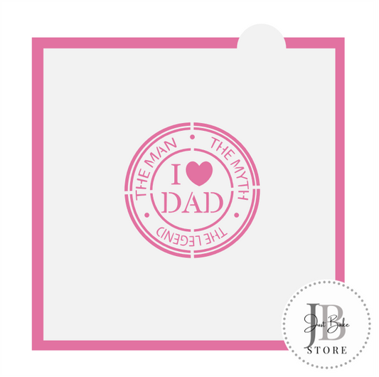 923. Dad Cookie Stencil