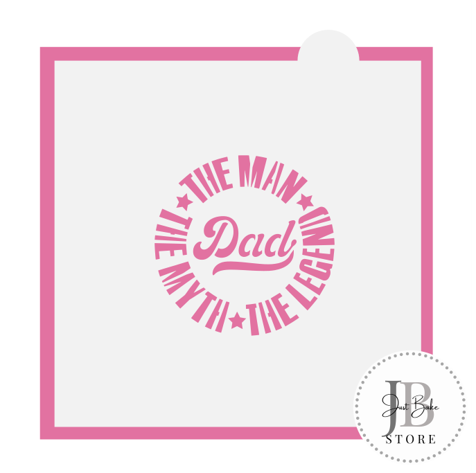 935. Dad Cookie Stencil