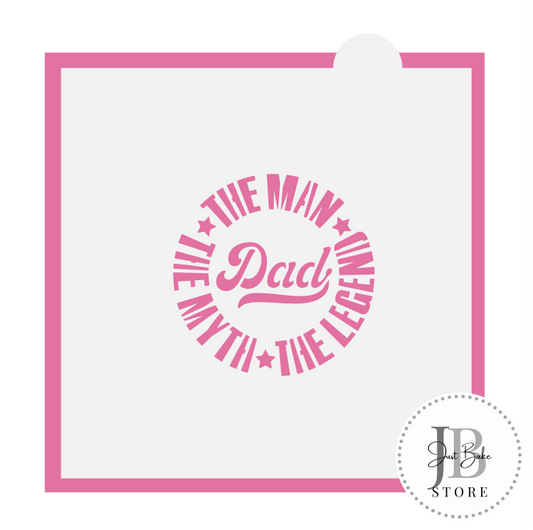 935. Dad Cookie Stencil