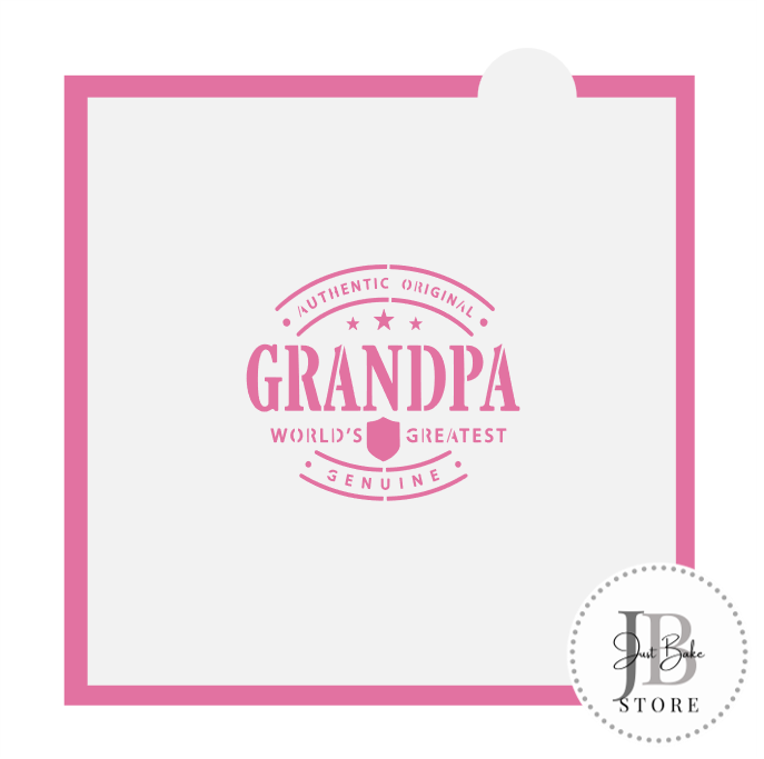 937. Worlds Greatest Grandpa Cookie Stencil