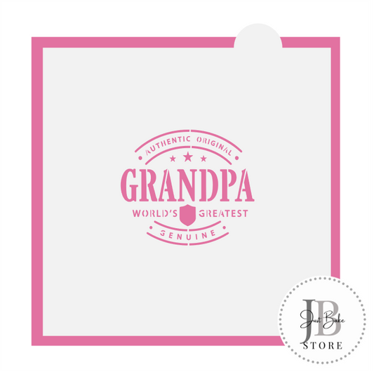 937. Worlds Greatest Grandpa Cookie Stencil