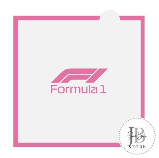 939. Formula 1 Cookie Stencil