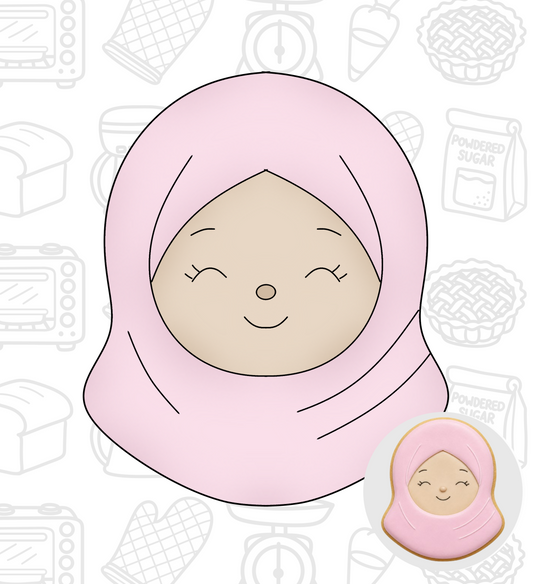 949. Eid Girl Cookie Cutter