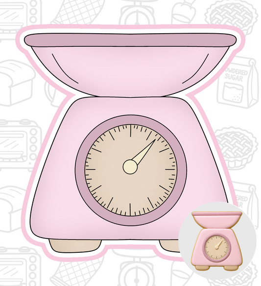 984. Baking Scale Cookie Cutter