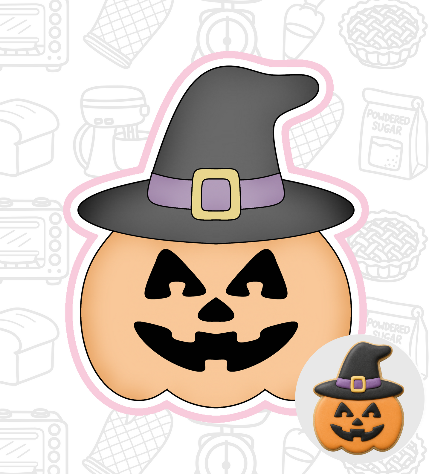 992. Halloween Pumpkin Cookie Cutter
