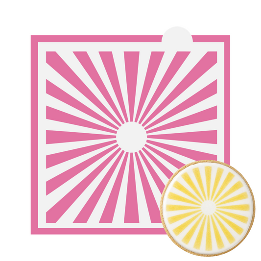 995. Sunburst Cookie Stencil