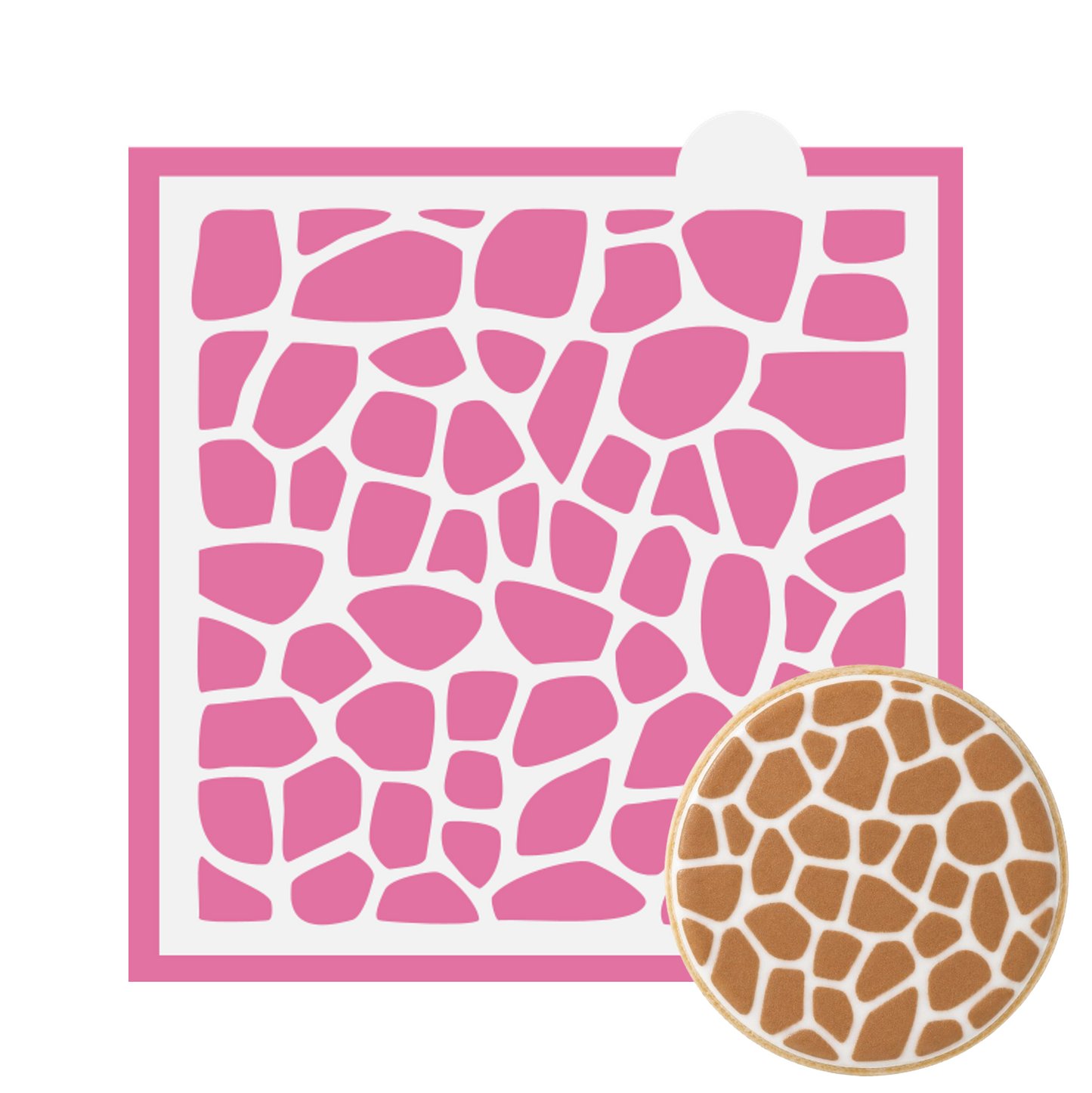 997. Giraffe Cookie Stencil