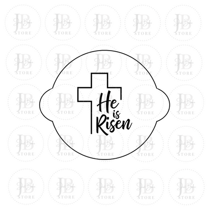 A0009 - He Is Risen Stamp