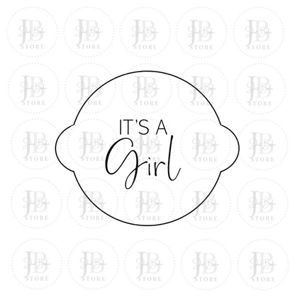 A0012 - Its a Girl Stamp