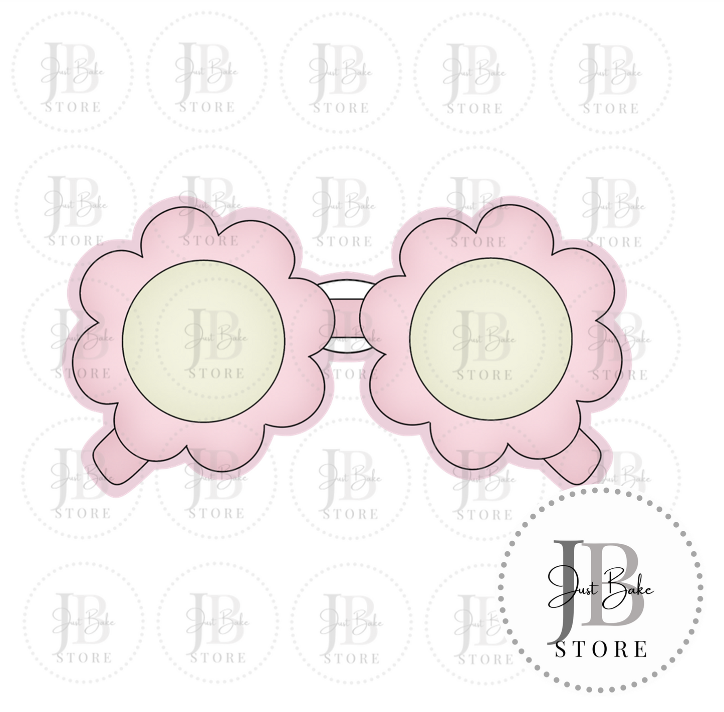 C0014 – Mama Mia Daisy Glasses Cookie Cutter