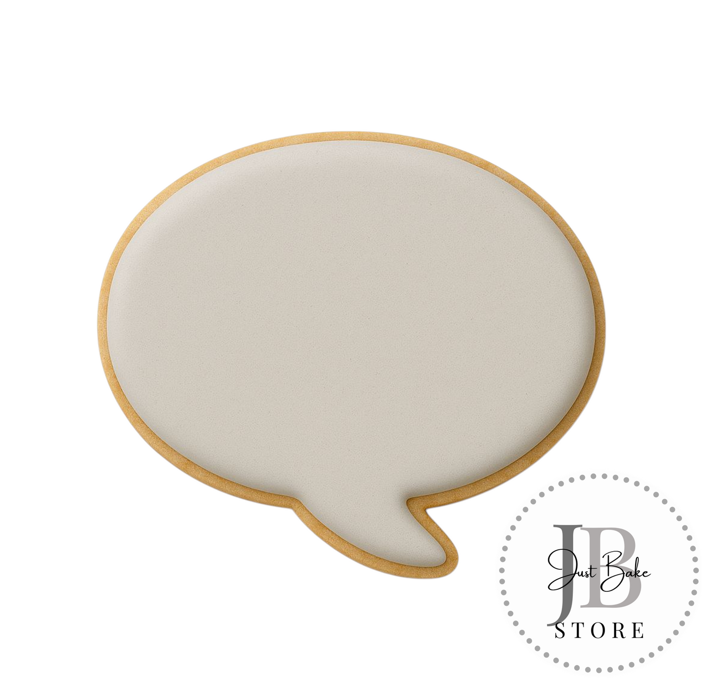C0034 – Speech Bubble Plaque Cookie Cutter