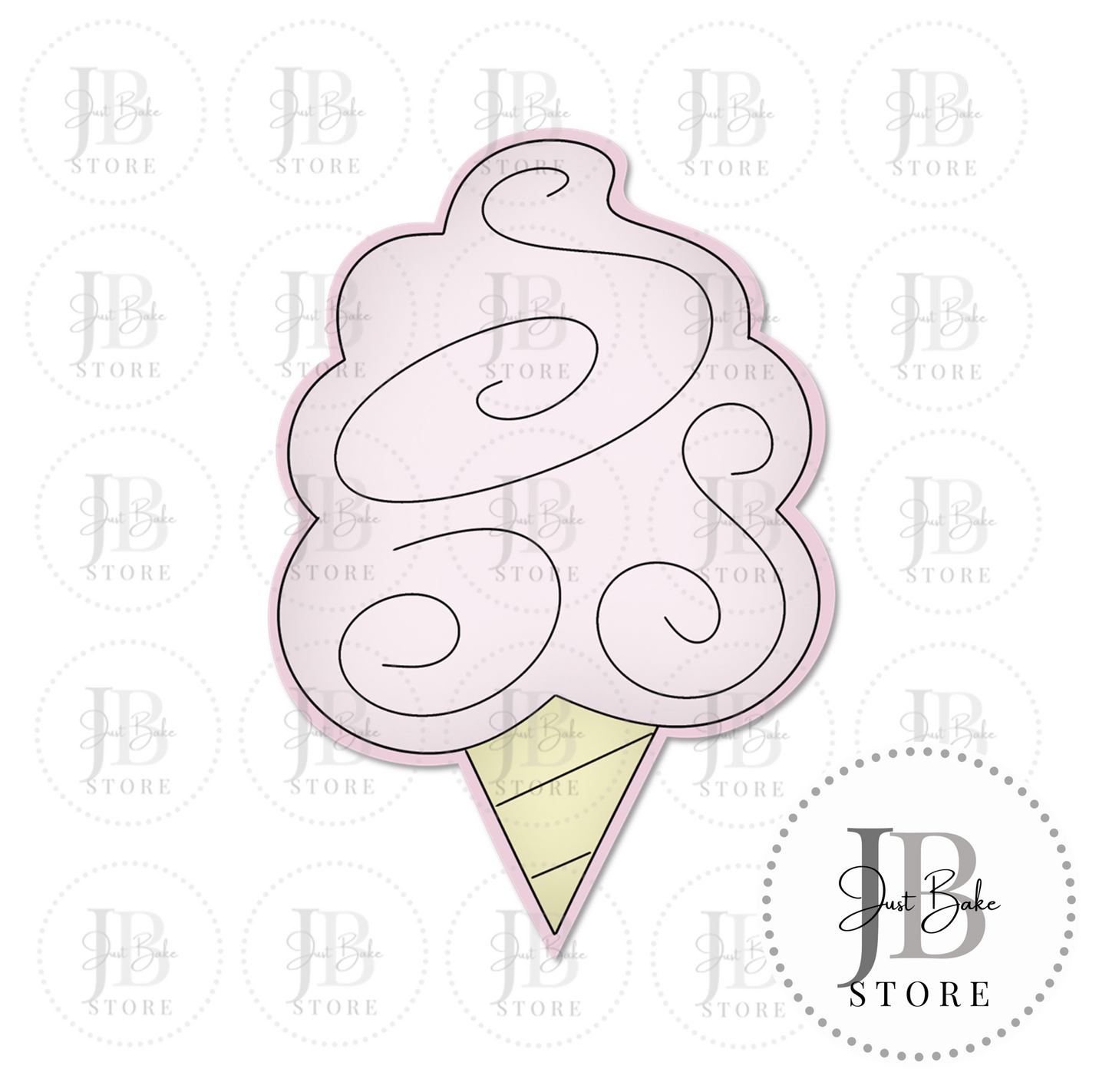 C0173 - Cotton Candy Cookie Cutter