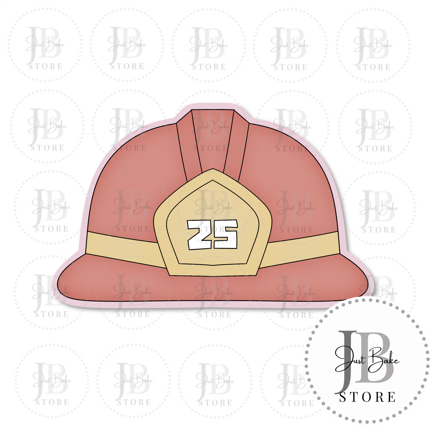 C0192 - Firefighter - Hat Cookie Cutter