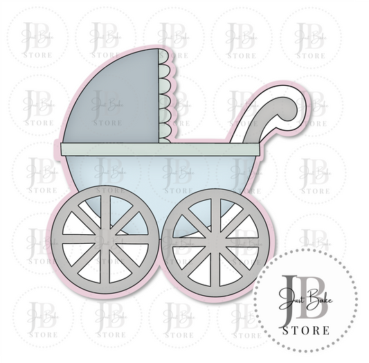 C0204 - Baby Pram Cookie Cutter