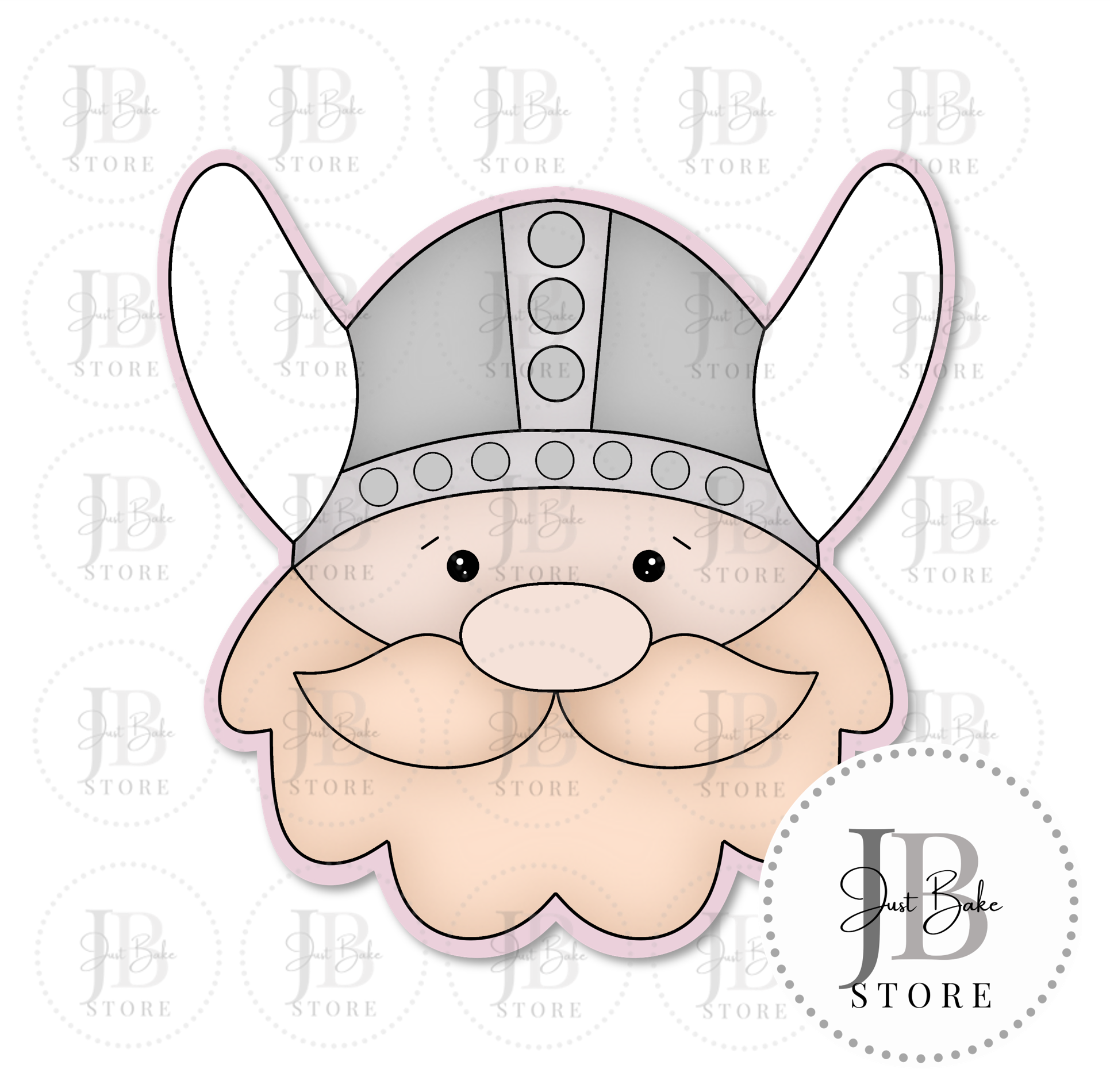 C0273 - Viking Cookie Cutter – justbakestore