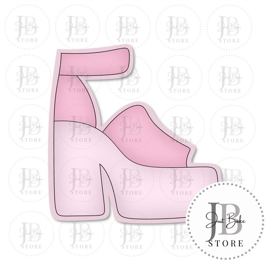 C0275 - Barbie Shoe Cookie Cutter