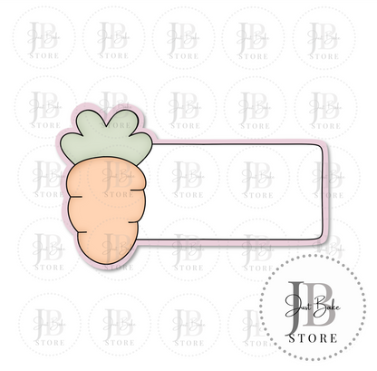 C0329 - Carrot Plaque Cookie Cutter