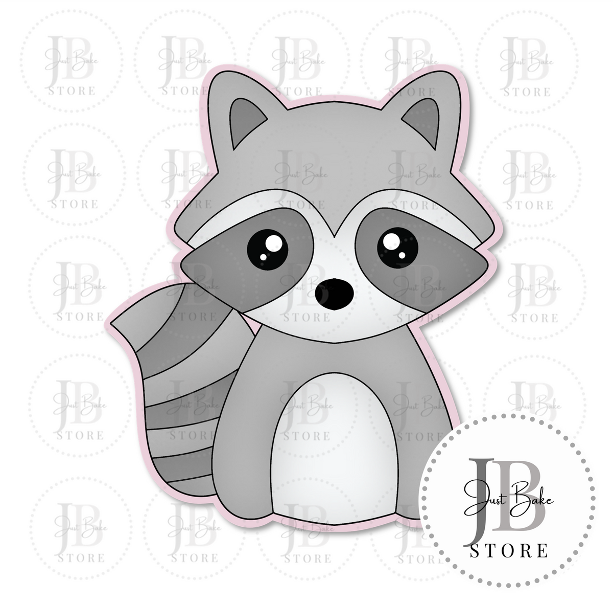 Anabel Racoon C0401 - Racoon Cookie Cutter – justbakestore
