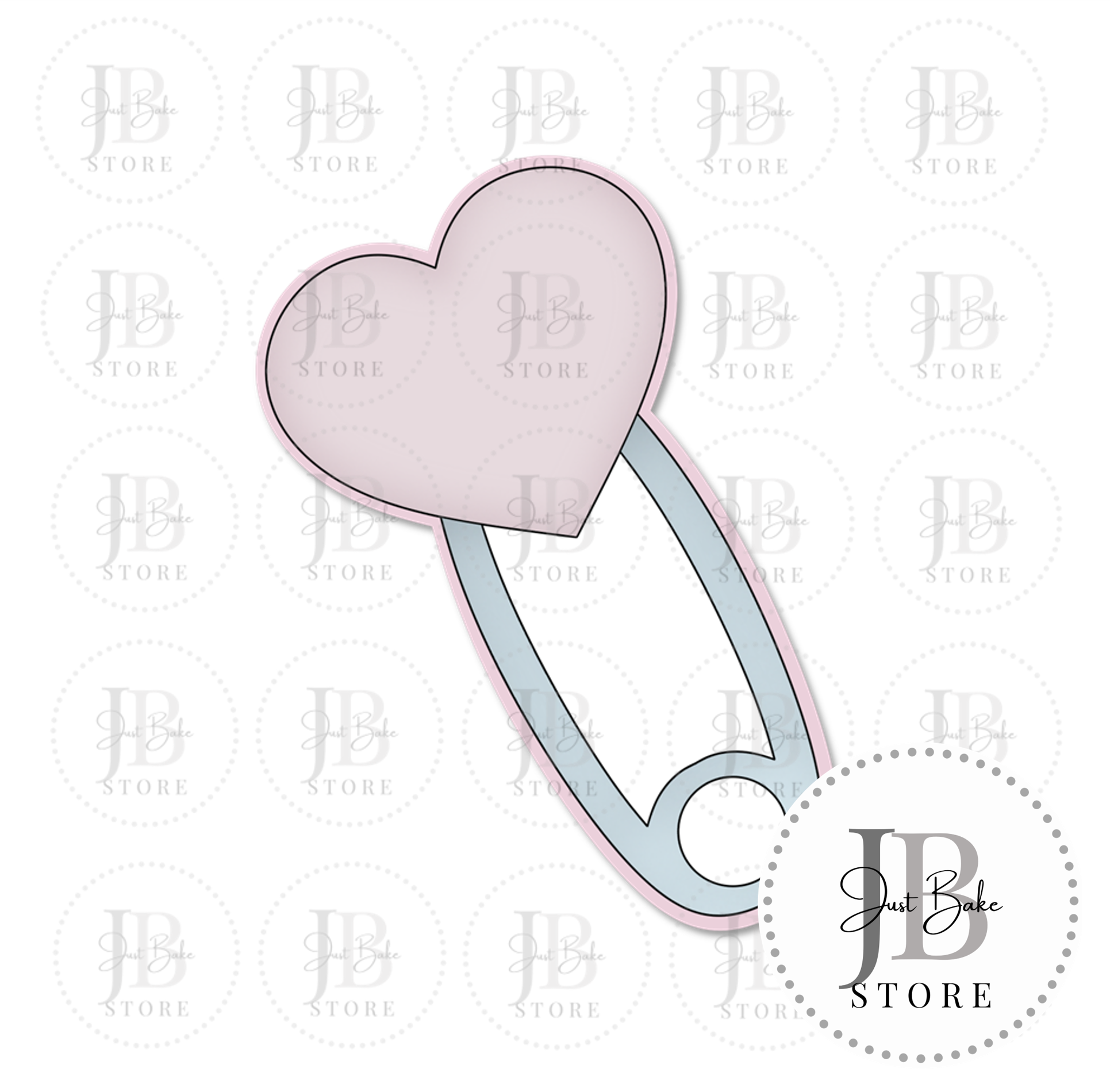 C0456 - Nappy Pin Cookie Cutter – justbakestore