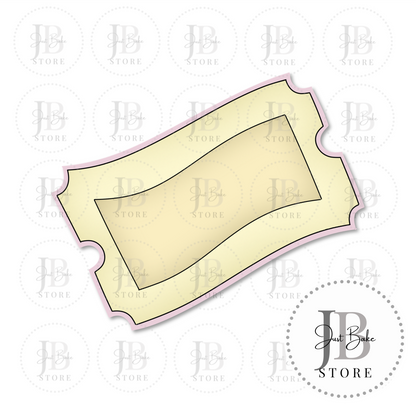 C0514 - Golden Ticket Cookie Cutter