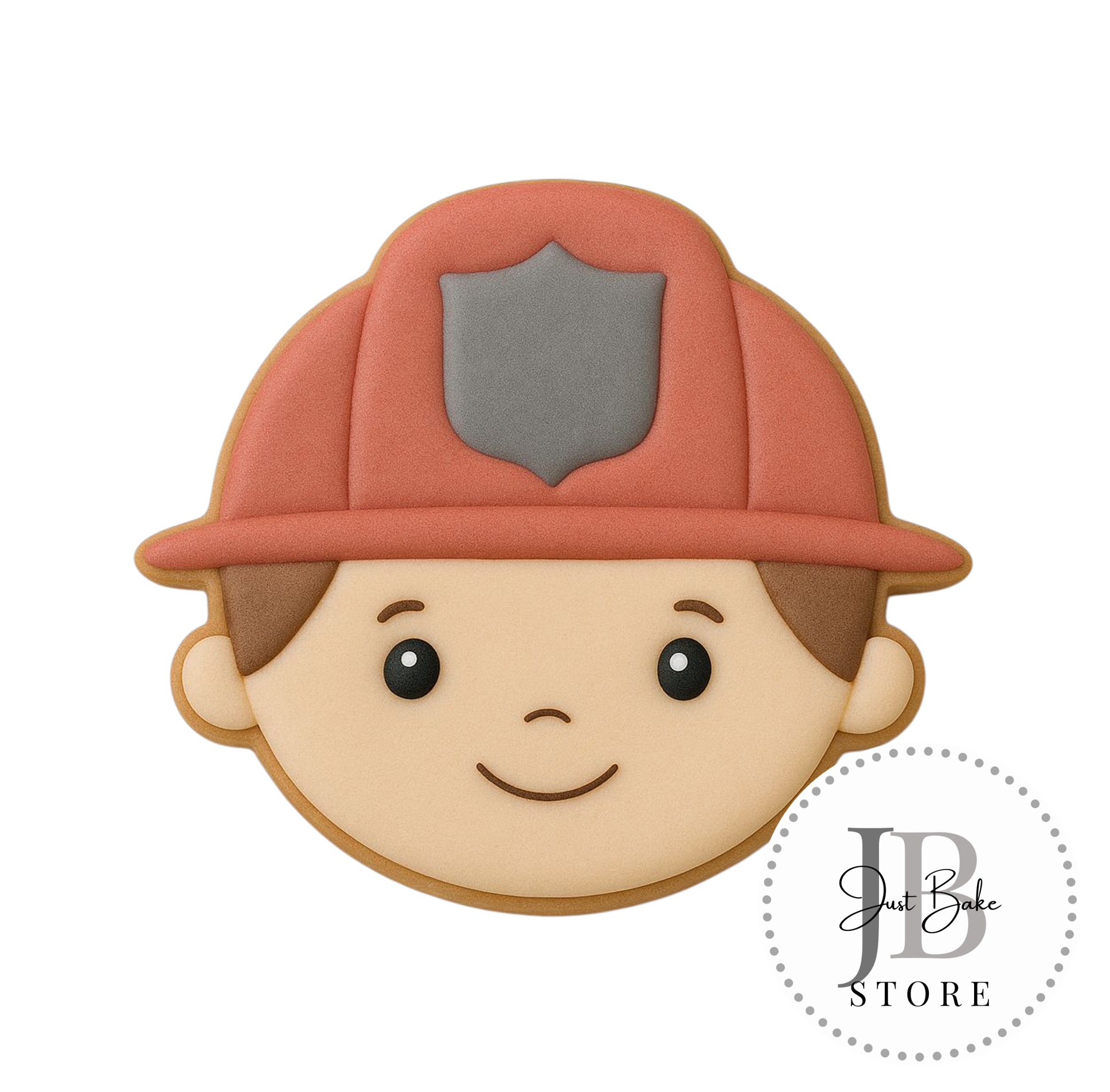 C0532 - Fire Fighter Boy Cookie Cutter – justbakestore