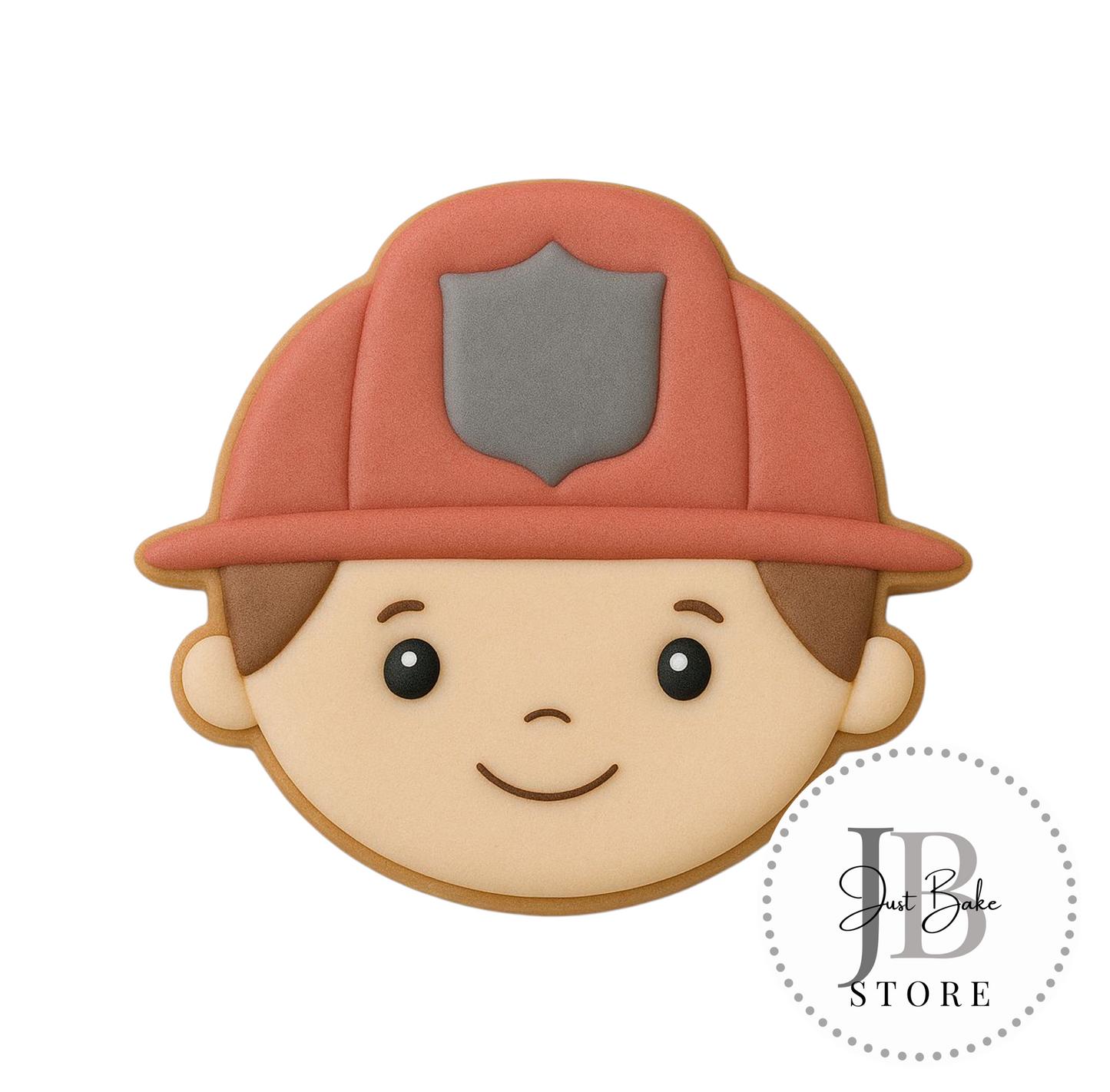 C0532 - Fire Fighter Boy Cookie Cutter