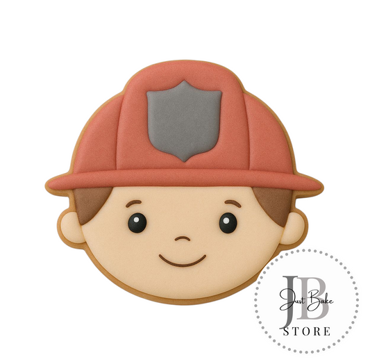 C0532 - Fire Fighter Boy Cookie Cutter