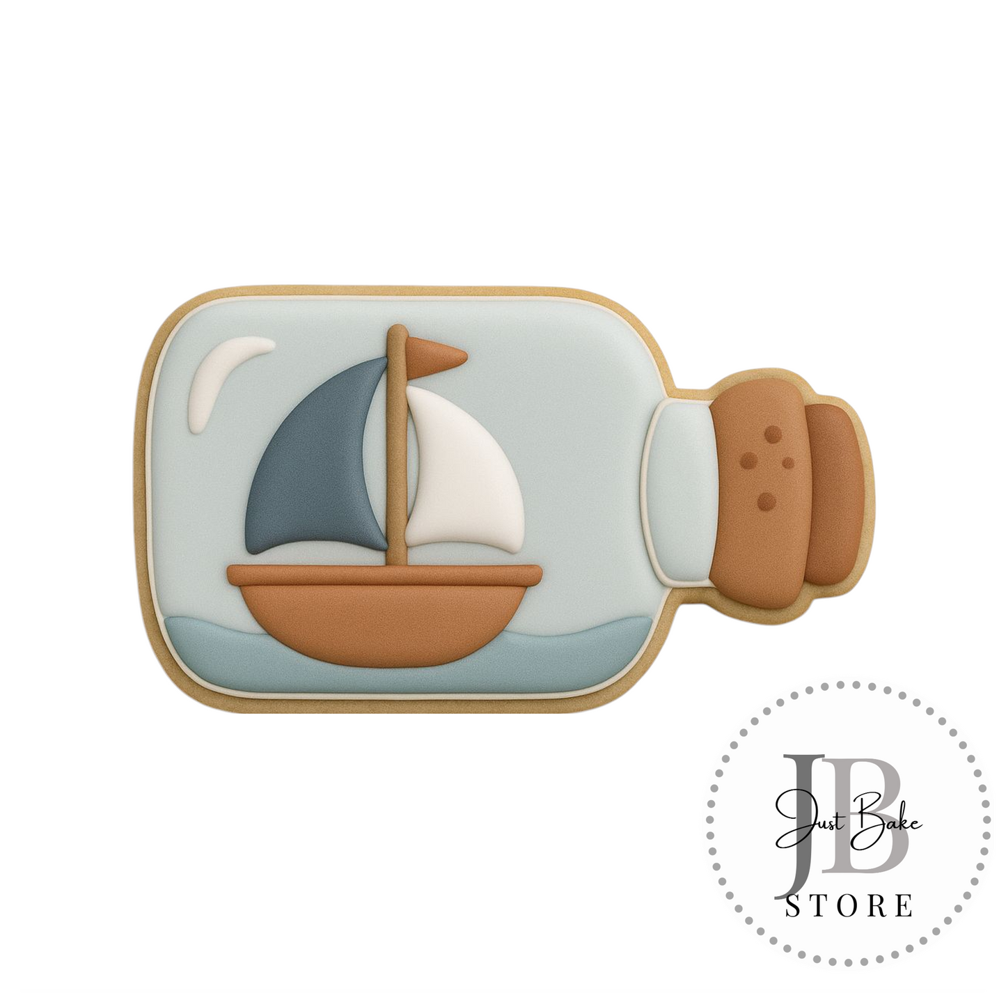 C0597 - Message in a Bottle Cookie Cutter