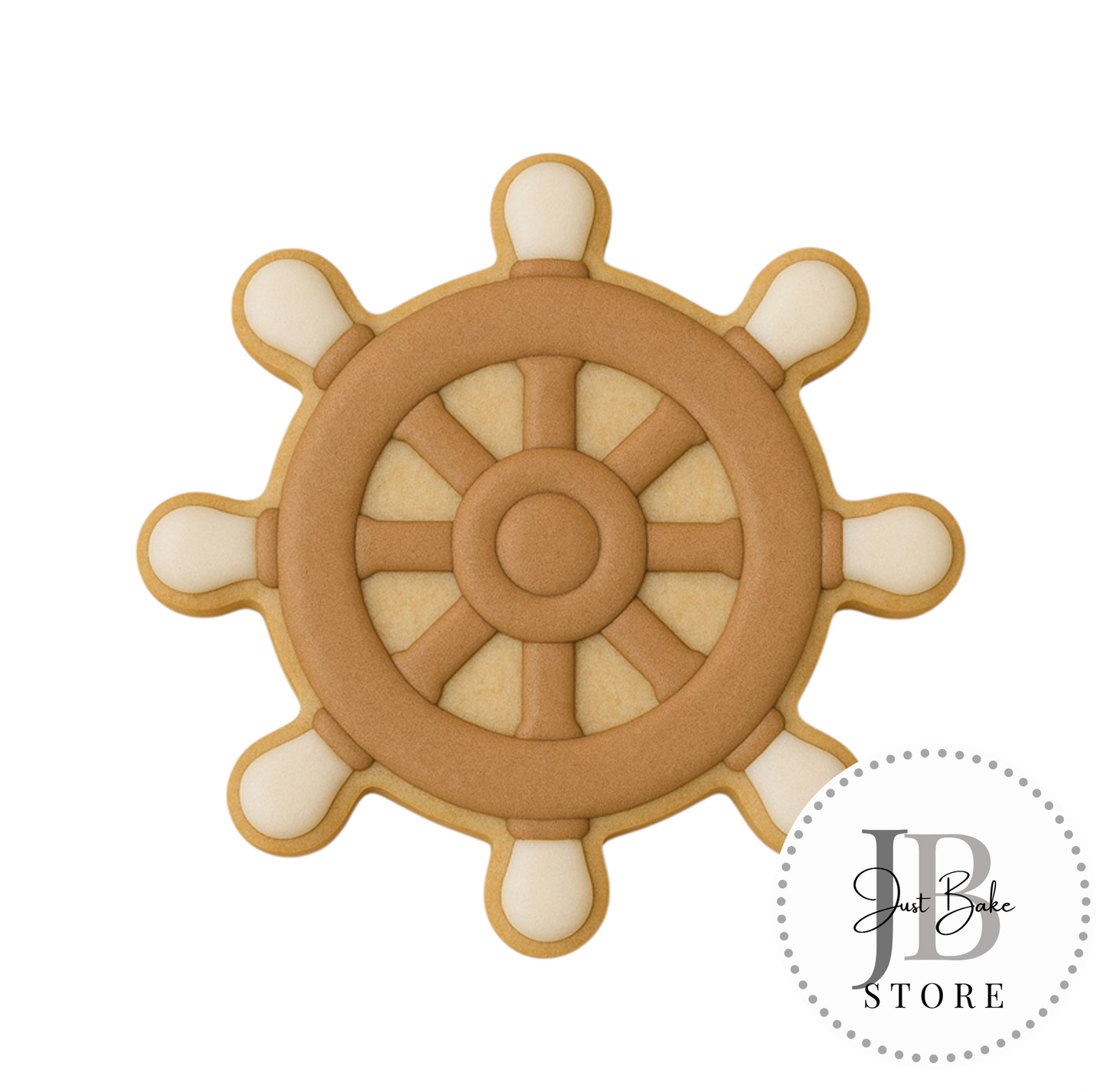 C0601 - Ship Wheel Cookie Cutter