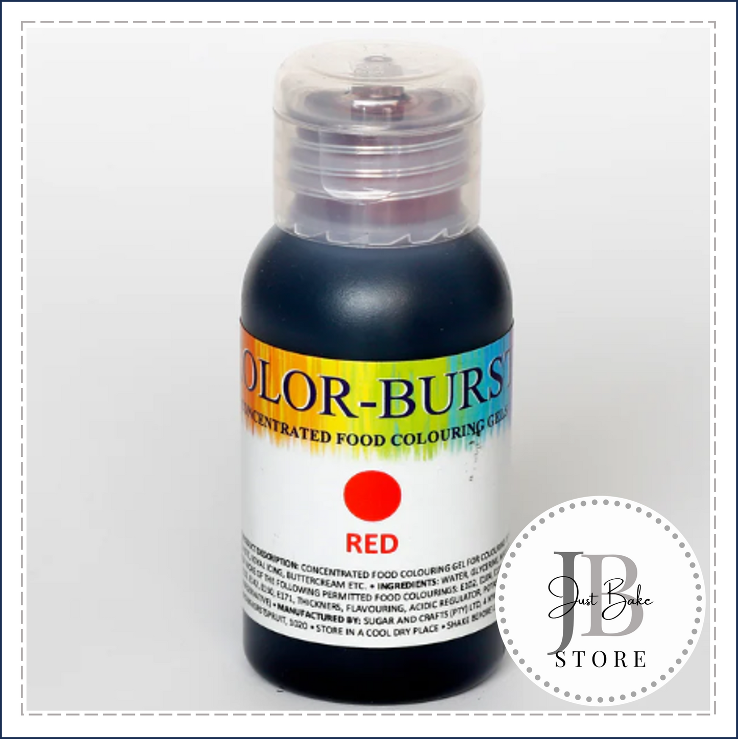 COLOUR0023 - KOLOR BURST Gel Red 50ml