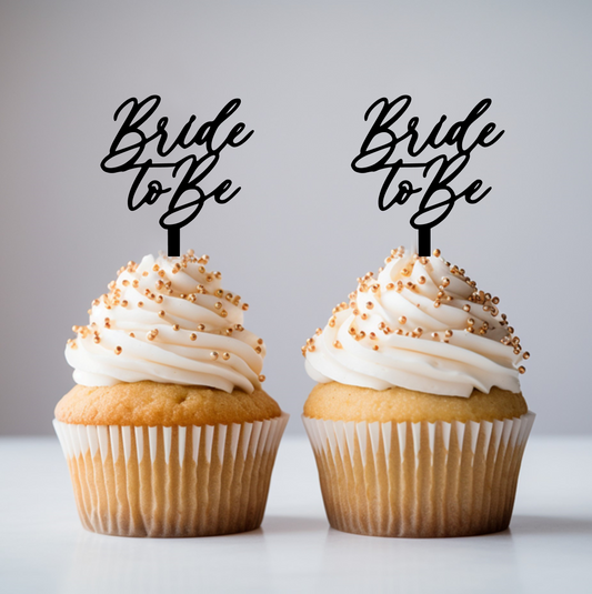 CUPCAKE002 - Bride to Be Cupcake Topper