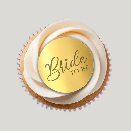 CUPCAKE008 - Bride to Be Cupcake Disc (Pack of 3)