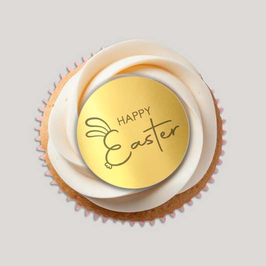 CUPCAKE020 - Happy Easter Cupcake Disc (Pack of 3)