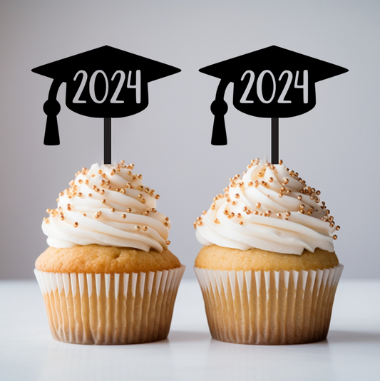 CUPCAKE022 - Graduation 2024 Cupcake Topper