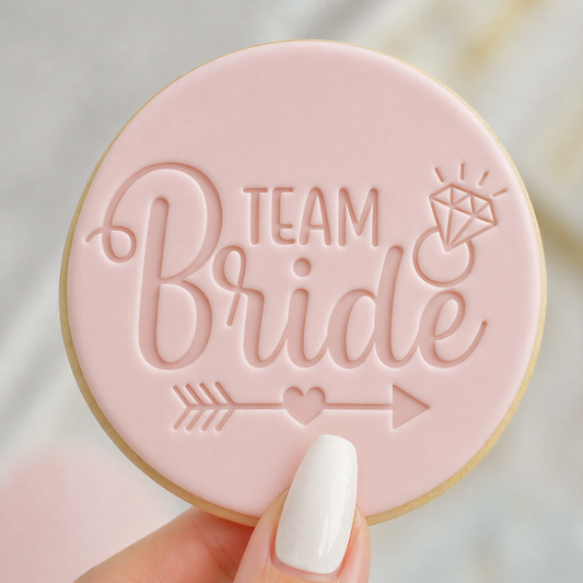 891. Team Bride Fondant Stamp