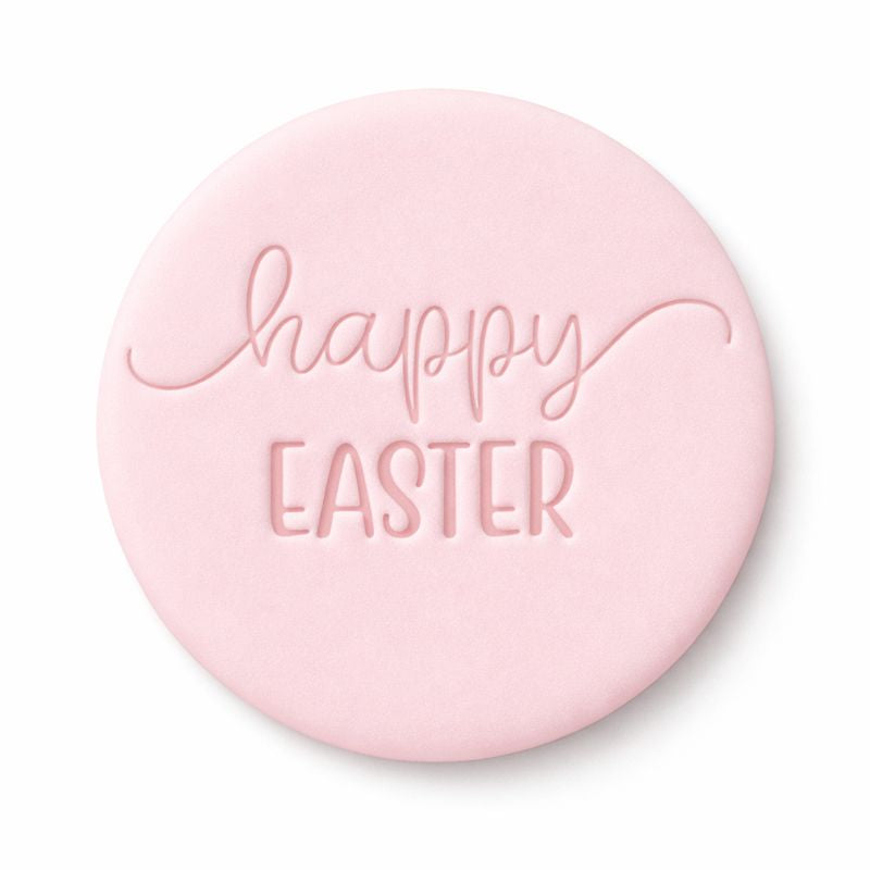 612. Happy Easter Fondant Stamp