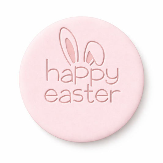 617. Happy Easter Fondant Stamp