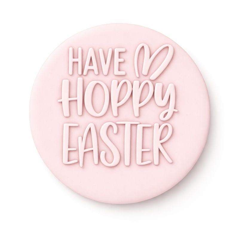 622. Have a Hoppy Easter Fondant 3D Printed Debosser